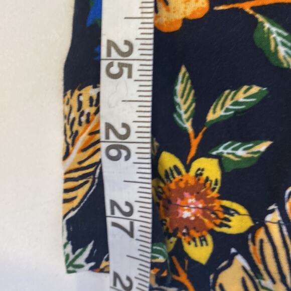 Miss Selfie Wide Leg Floral Casual Boho Stretchy Pants Rayon EUC Sz XL Rayon - Picture 12 of 13